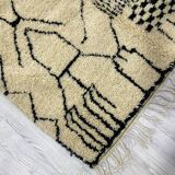 Handmade wool Berber rug 278 X 150 CM
