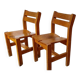 Paire de chaises les arcs Charlotte Perriand