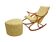 Mid Century, vintage bentwood rocking chair by TON, 1950-60s Czechoslovakia