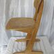 chaise enfant design bois clair