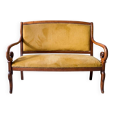 Authentic period wooden canapé