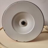 Vintage space age tafellamp uit de jaren 60 met lampenkap in glas