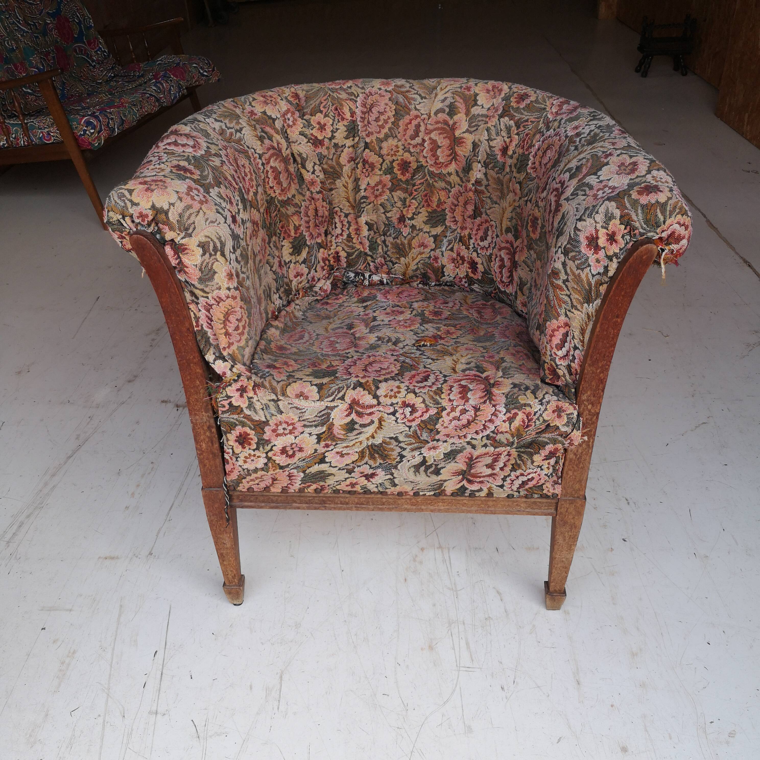 Superbe Fauteuil Art Déco de Georges Wiart & Cie, vers 1930