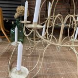 Lustre with real candles