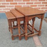 Wooden nesting table