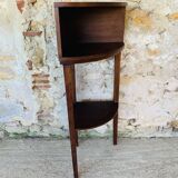 Vintage corner shelf on tripod legs, circa 50/60