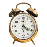 Jaz repeater alarm clock 1982 double copper bells
