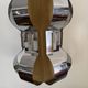 Chrome metal slat lamp, 1970s, psychedelic