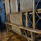 Rattan And Canework Bar From The 1970s - 20th