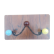 Porte manteau vintage à 3 boules