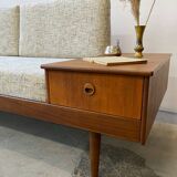 Daybed sofa, Scandinavian 1960s/1970s, vintage, mid-century modern
