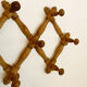 Wall coat rack with 10 hooks
