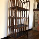 Rattan shelf