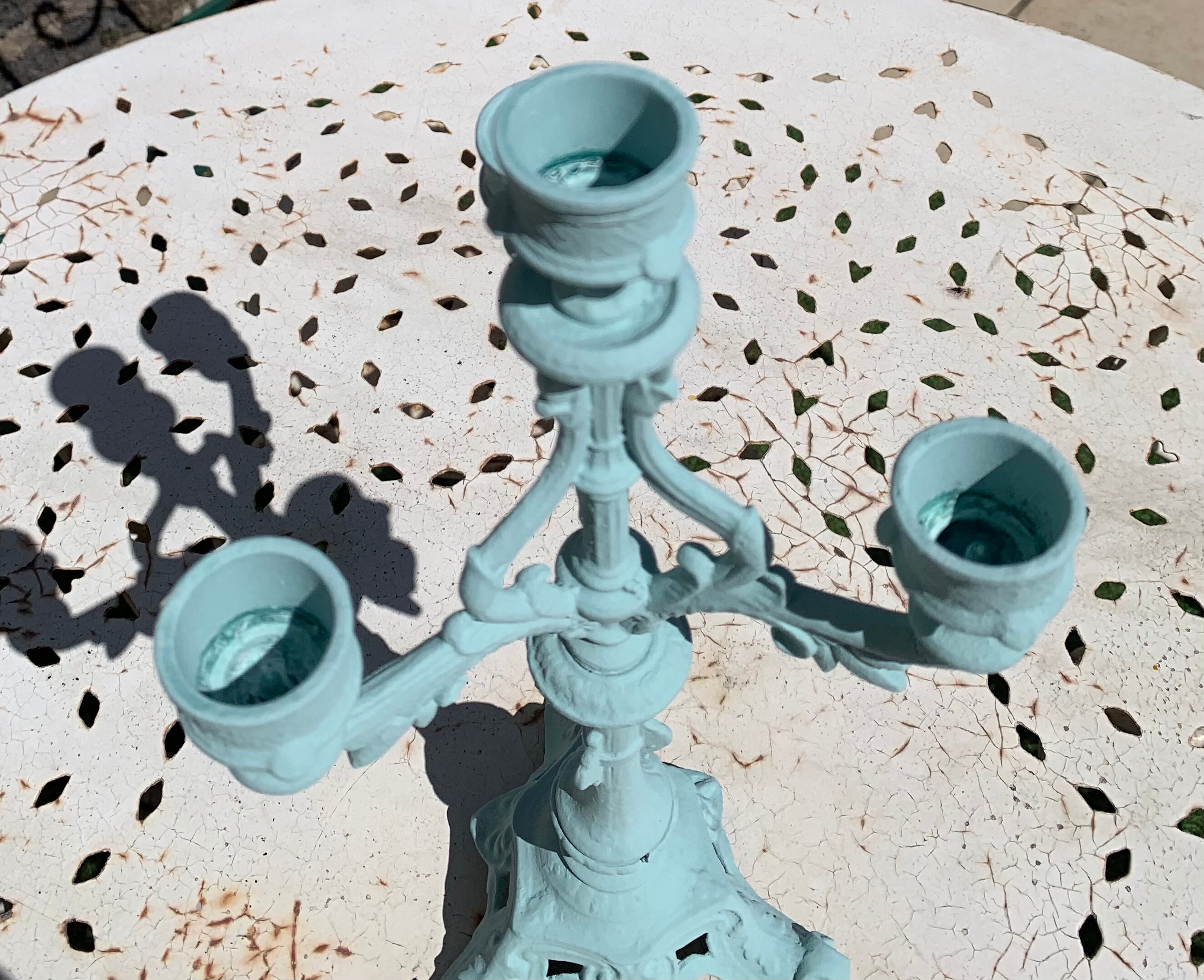 Bronze chandelier