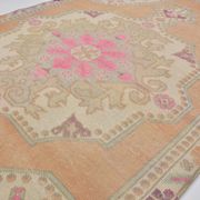 Orange & Beige Turkish Vintage Rug sku 2555