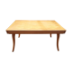 Table de salle à manger vintage 50/60 en chêne massif