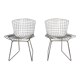 Set of chairs wire Harry Bertoia editions Knoll original 70s