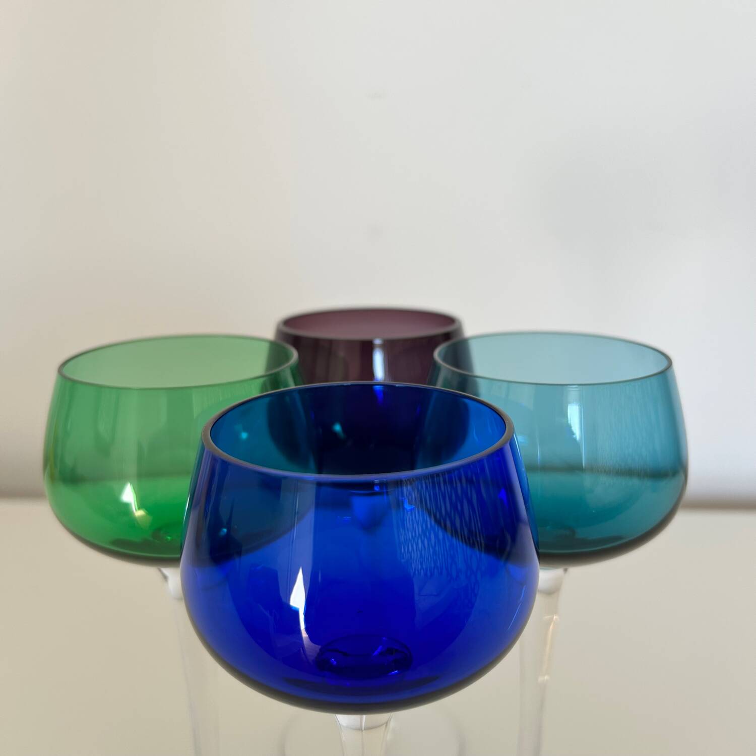 Set of 4 Alsace wine glasses