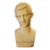 Art deco full plaster bust of a young man