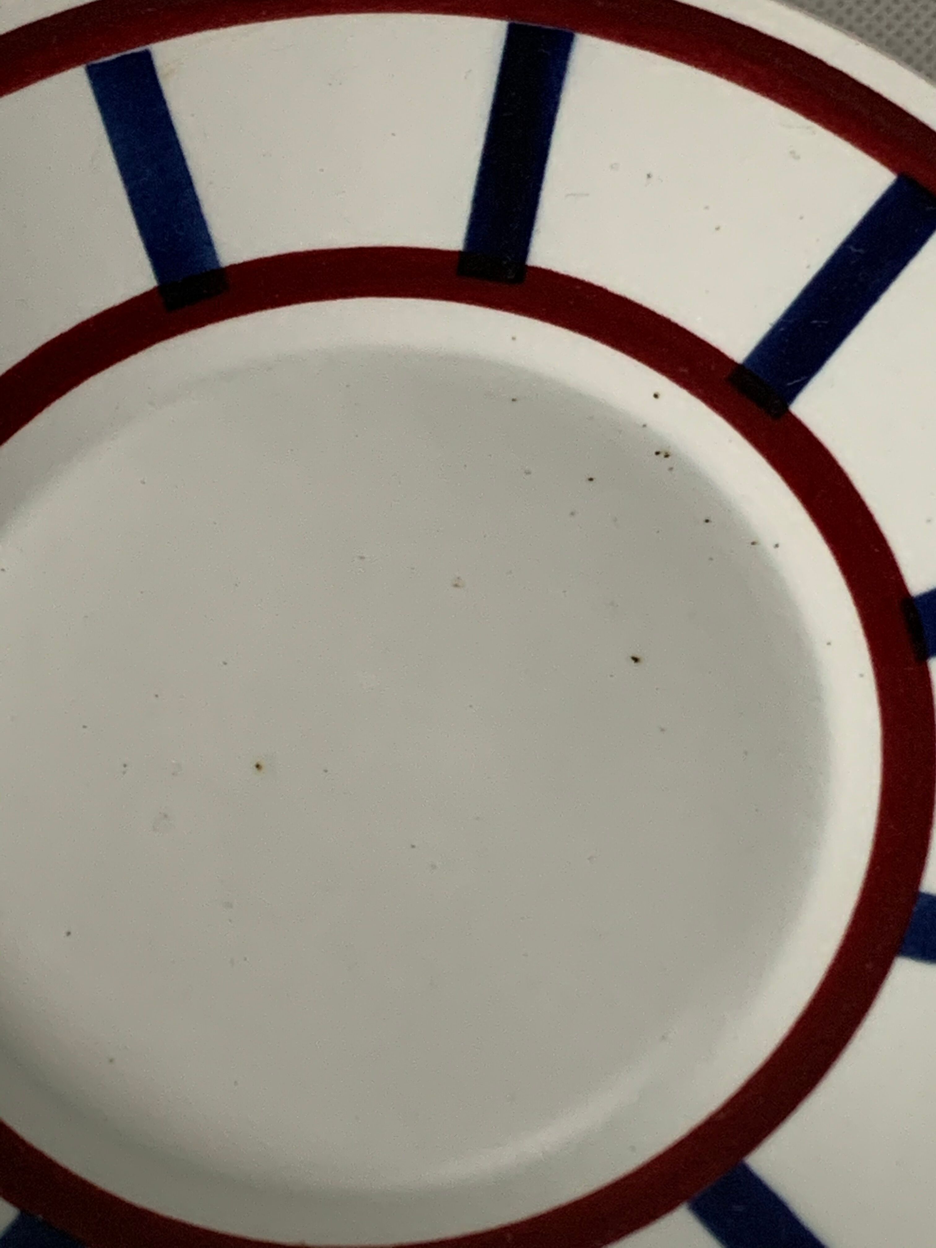 Pair of porcelain cups and cups Béarn HBCM Montereau