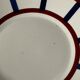 Pair of porcelain cups and cups Béarn HBCM Montereau