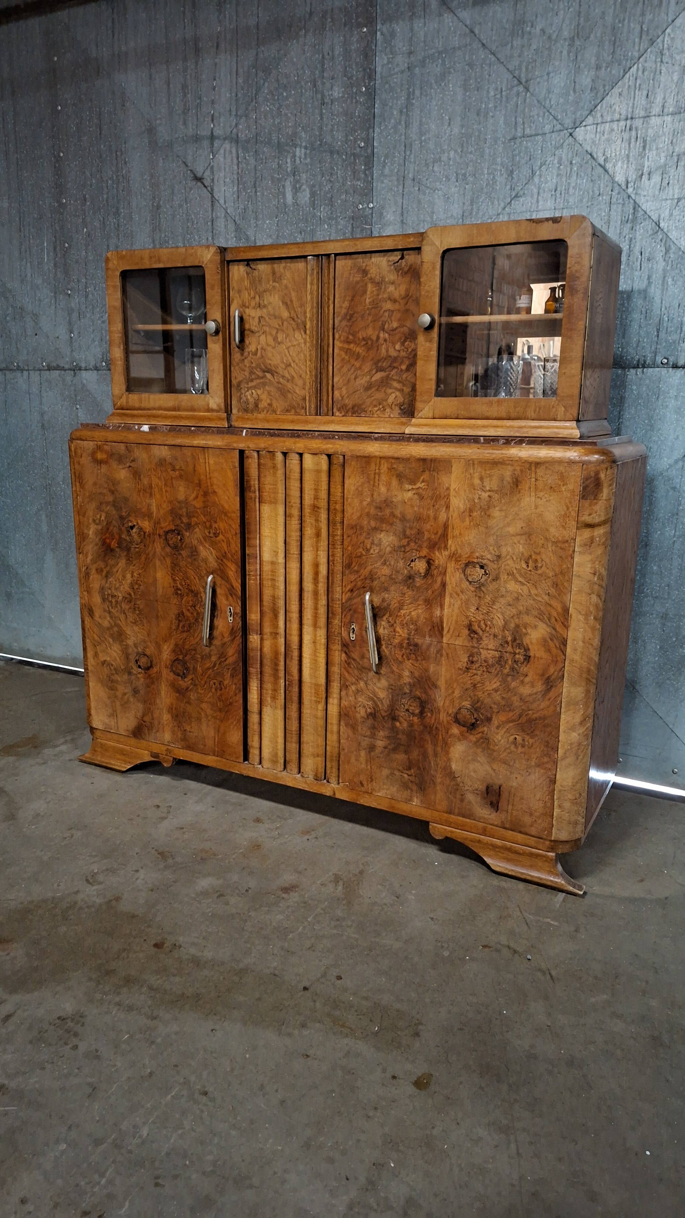 Art Deco bar cabinet / cocktail cabinet / vintage sideboard