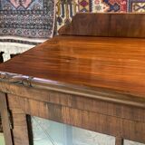English art deco walnut showcase