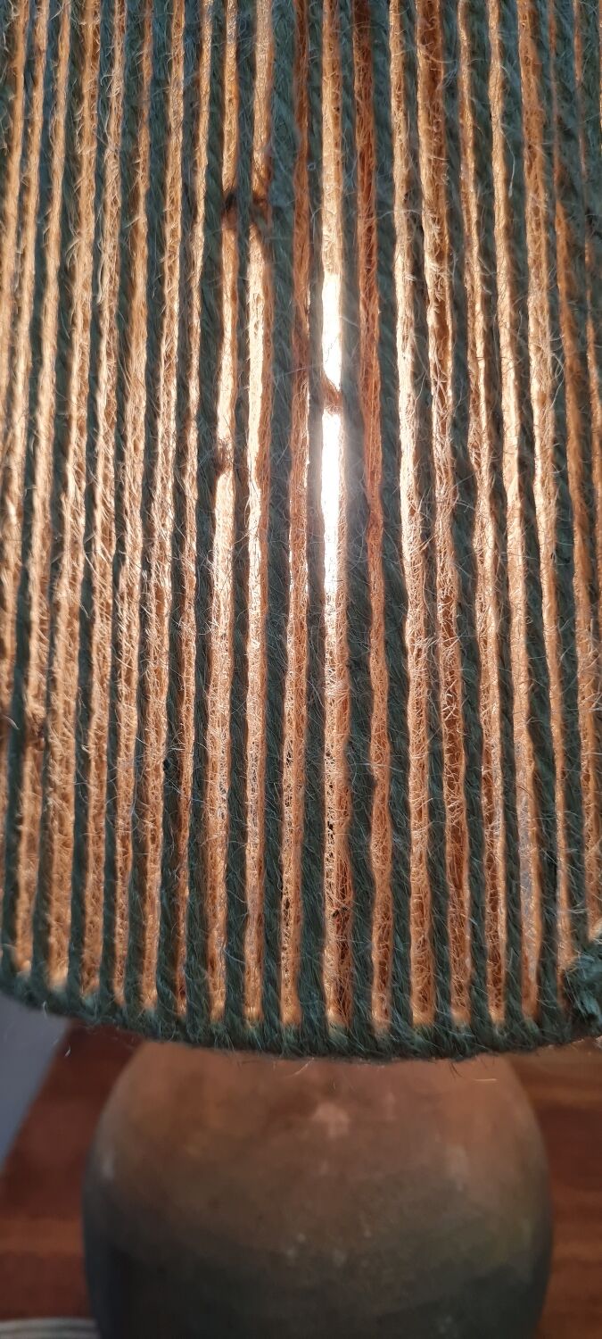 Sandstone lamp circa 1950