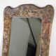 Grand miroir en cuir 