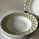 8 assiettes creuses - Faience Badonviller