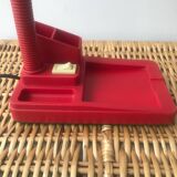 Red desk lamp with pencil holder 80/90'