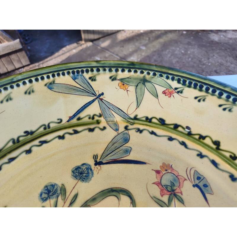 Glazed stoneware dish from St Jean de Fos