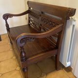 Indonesian wooden bench