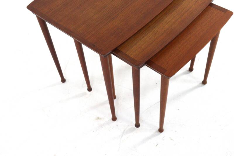 Jørgen Aakjær Jørgensen for Møbelintarsia nesting tables - danish design