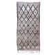 Beni Ourain Moroccan rug white - 370 x 189 cm
