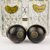 Tantalus Vintage Decanters for Cognac and Whisky, Italy, 1960s, set of 2