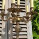 Chandelier bronze six branches électrique