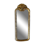 Miroir bois doré 18ème siècle 20x51cm