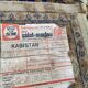 Handmade Persian wool rug gold Kabistan Saint Maclou 170x240cm