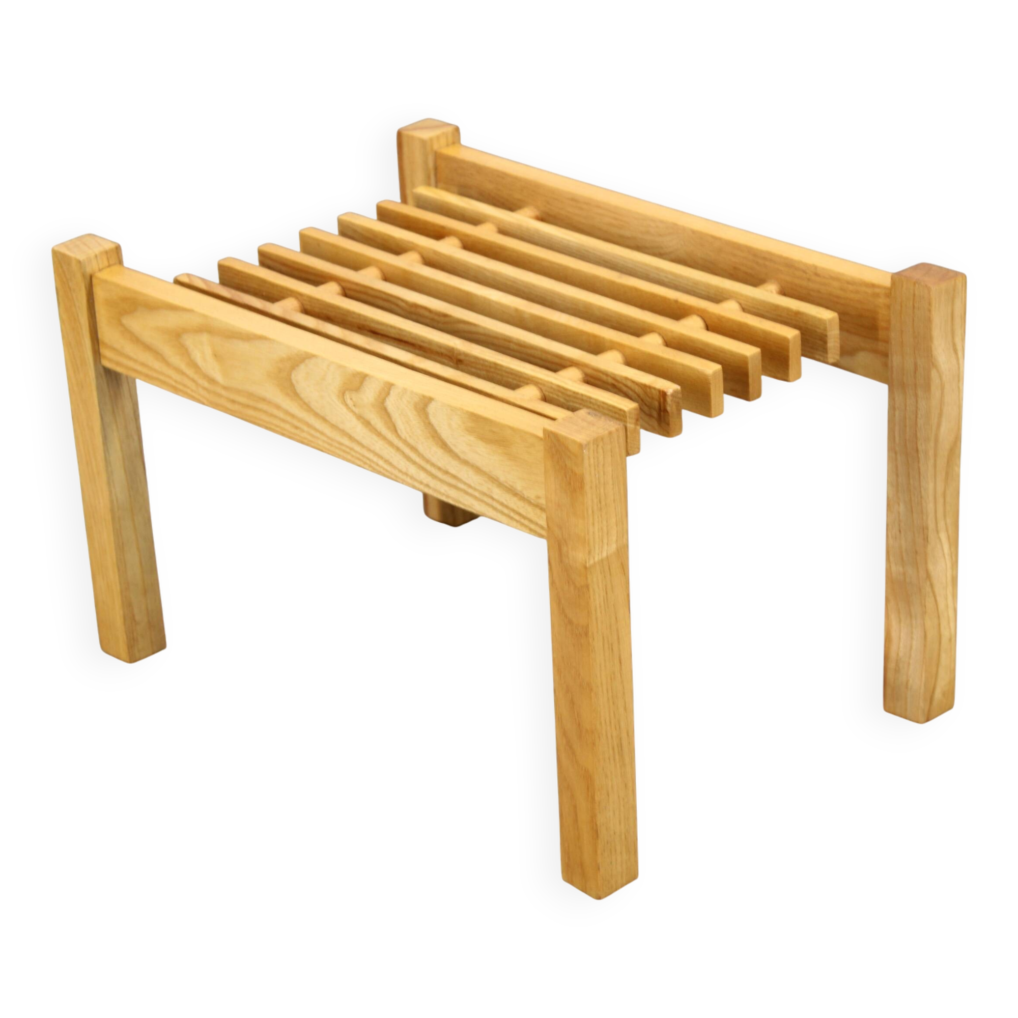 1960s Wooden Bench for Flower Pot, Czechoslovakia