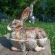 Hand-painted retro rabbit terrine Caugant 💐