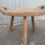 Brutalist tripod stool