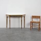 Hollywood Regency Console Table by Deknudt, Belgium 1980s