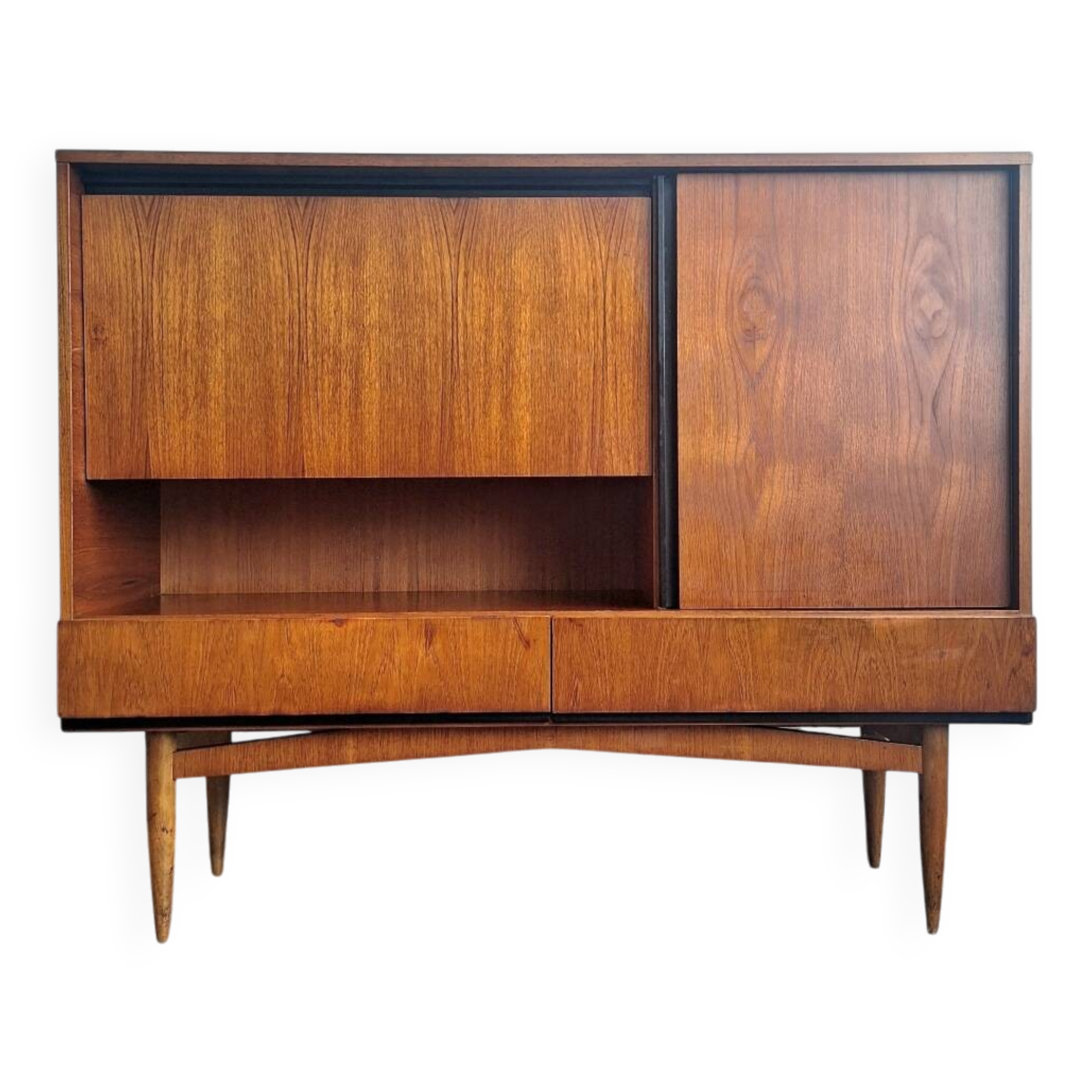Enfilade vintage, meuble bar ancien, buffet
