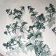Antique ironstone washbasin "Thistle" Creil and Montereau