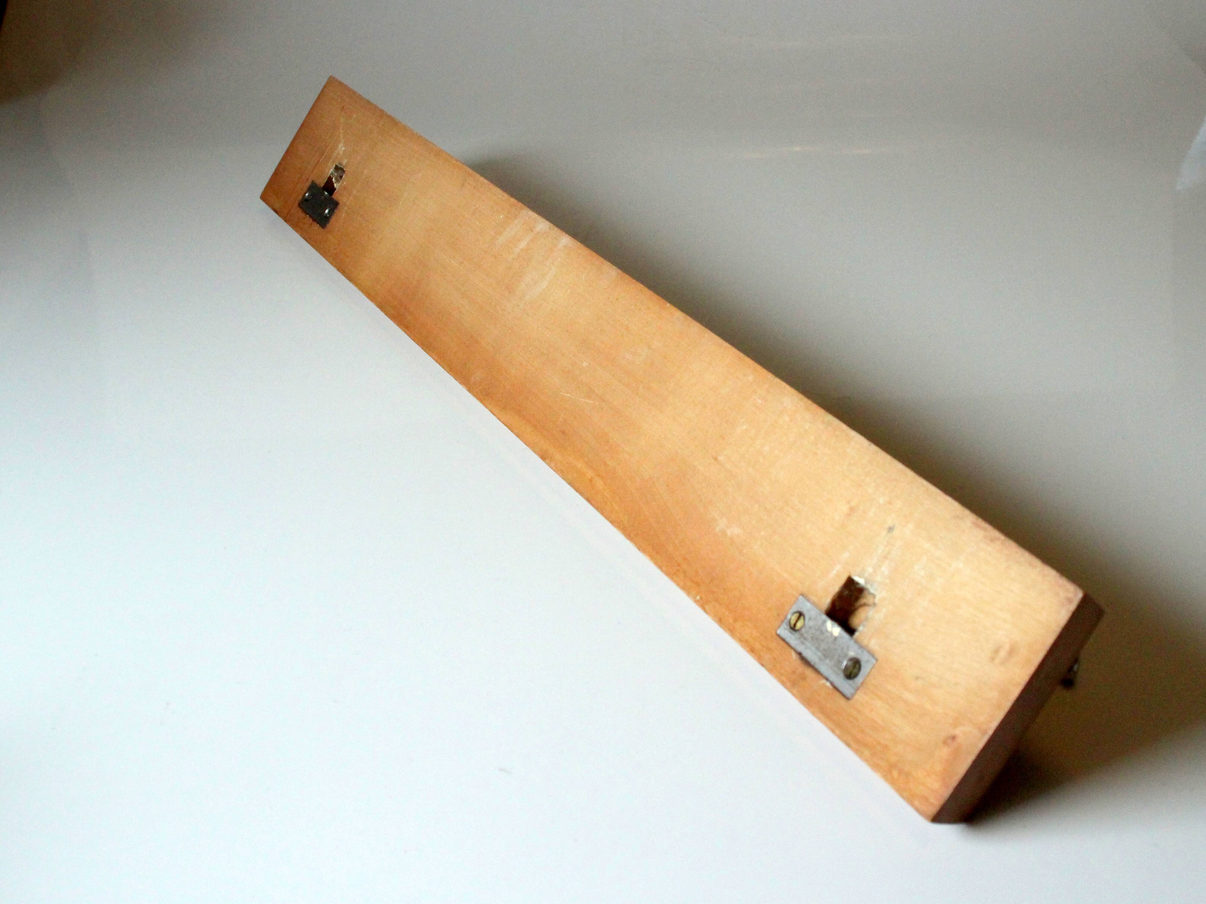 Solid wooden coat door, coat rack with 4 hooks