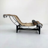 LC4 pony skin chaise longue Serial number 396 by Le Corbusier for Cassina, 1960