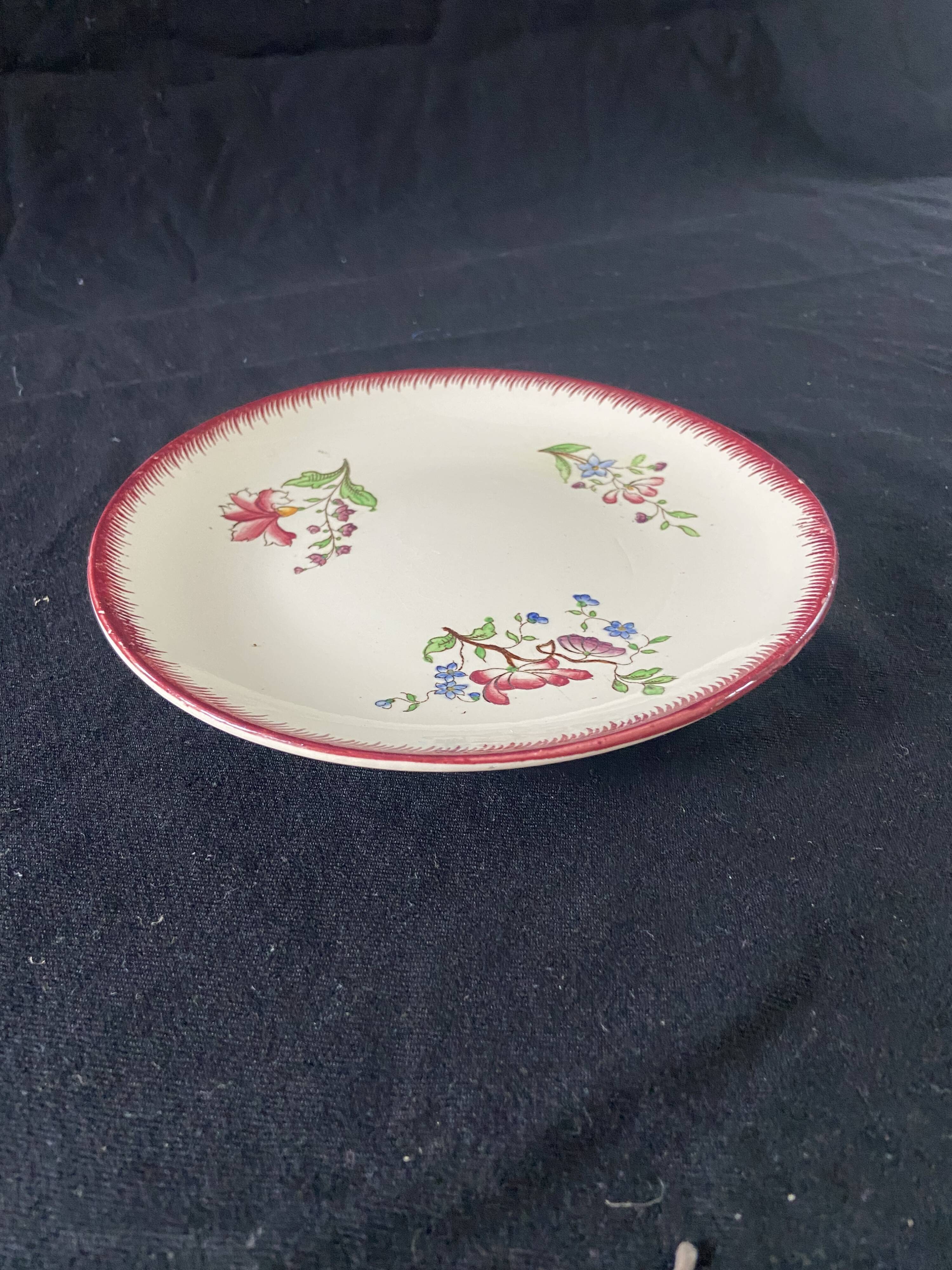 12 Digoin Sarreguemines "Strasbourg" pattern dinner plates