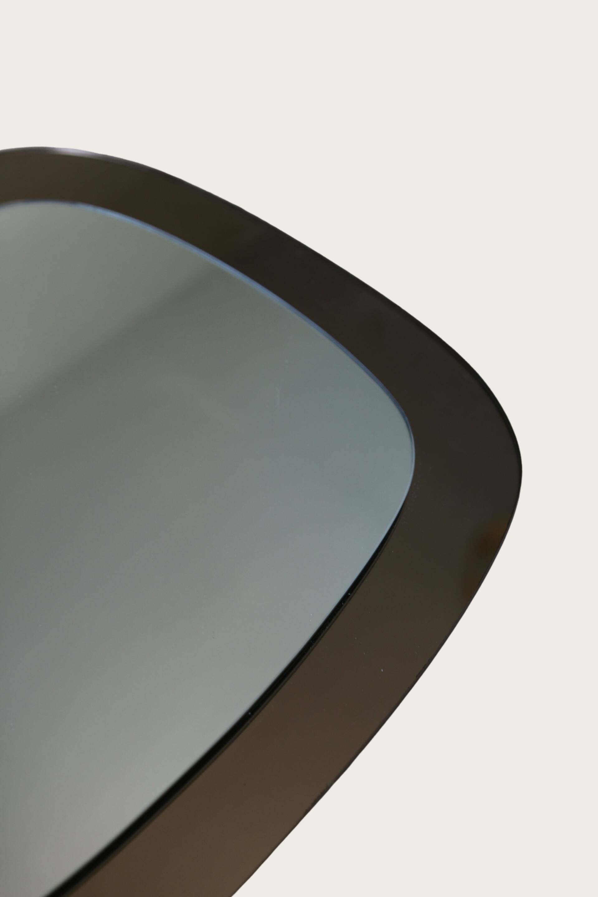 Vintage smoked mirror, 1970s