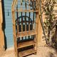Rattan shelf